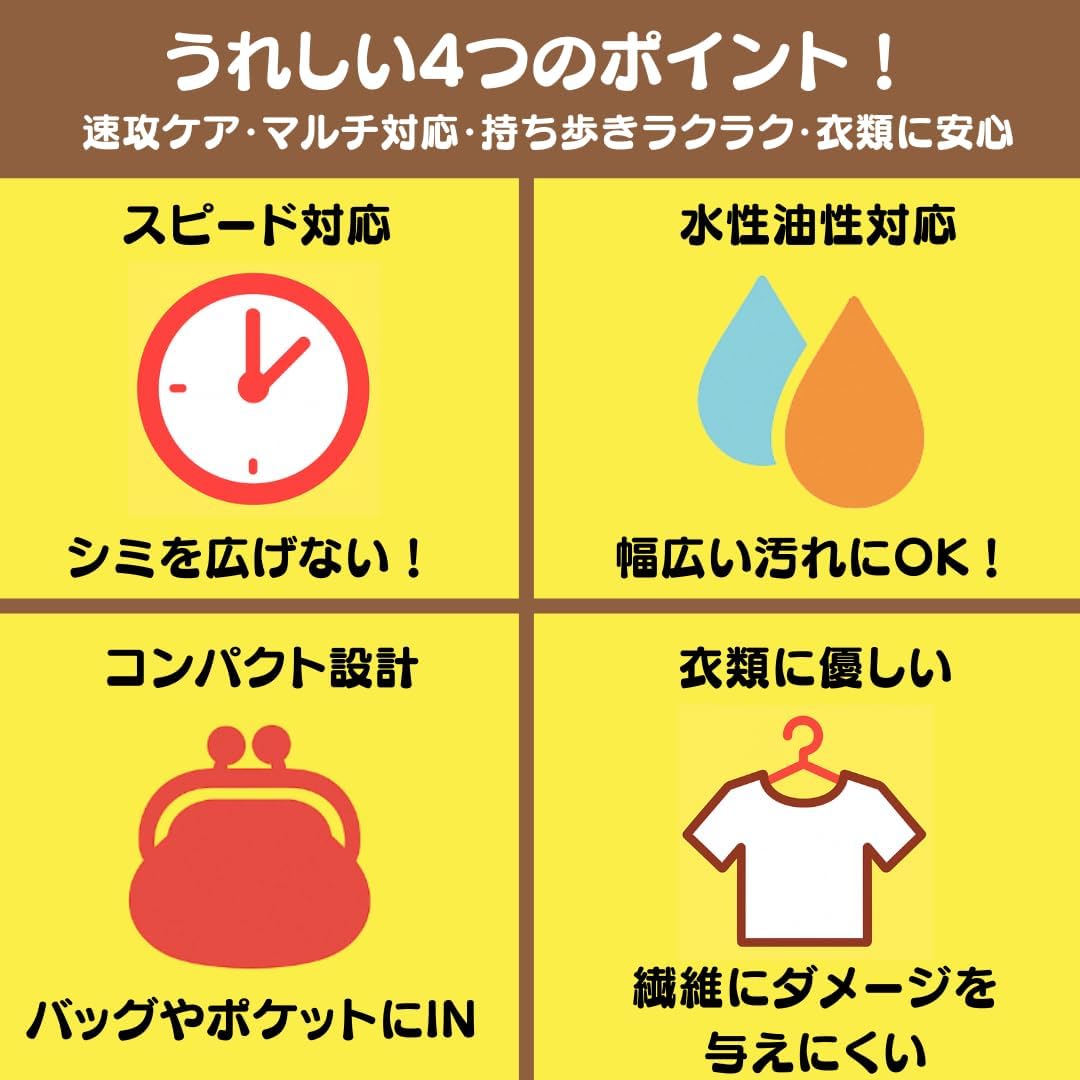 獅王 衣物去漬急救組 3入組 攜帶型衣物去污液 吸水去漬片 外出急救