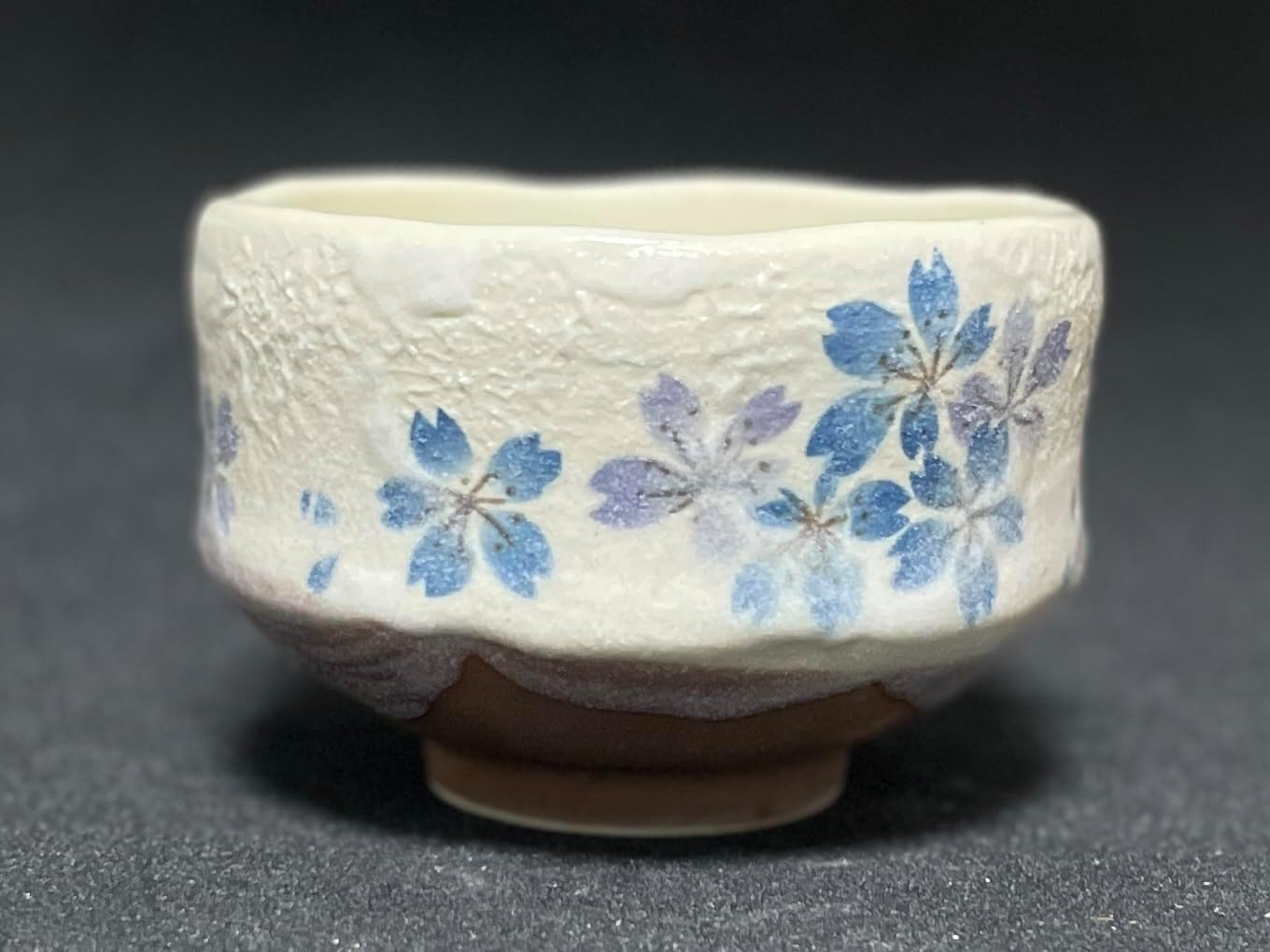 日本代購｜艾尔奈特 抹茶碗 - 平安樱 蓝色 陶器｜Amazon JP