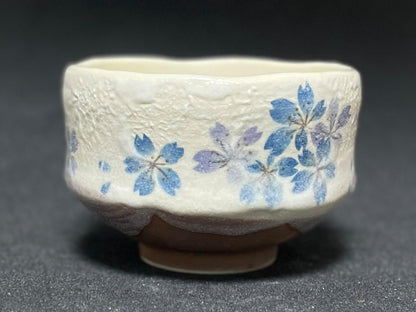 日本代購｜艾尔奈特 抹茶碗 - 平安樱 蓝色 陶器｜Amazon JP