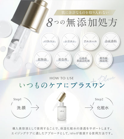 idio  CICA人幹細胞美容液 30ml | 高效保濕與抗老化 | 日本製