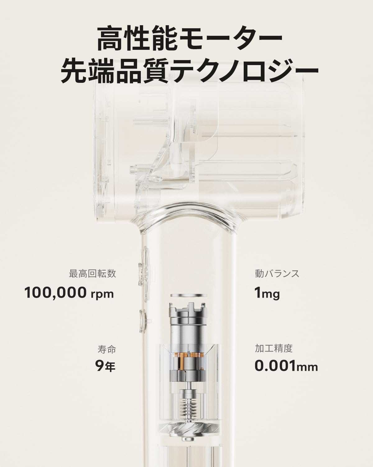 Laifen Lite 負離子高速吹風機 | 10萬RPM高效速乾 | 1.5億負離子護髮 | 磁吸式風嘴 | 輕量設計 旅行適用