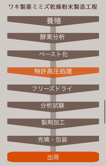 ELGEIA ルンブルフロー ミミズ乾燥粉末 HLP サプリメント | 日本製 | 180粒 | 健康與美容的最佳選擇