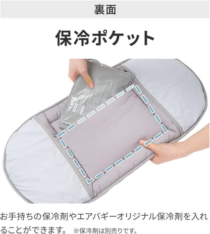 日本代購｜AIRBUGGY 夏季專用墊 - M/L專用夏季墊 冷感灰色｜Amazon JP