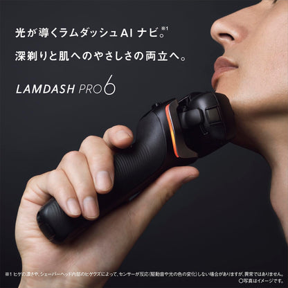 Panasonic LAMDASH PRO 6 電動刮鬍刀 | 6 刀頭設計 | AI 智能剃鬚 | 全自動洗淨充電器 | 男性專用 | 深度剃鬚 | 舒適無刺激