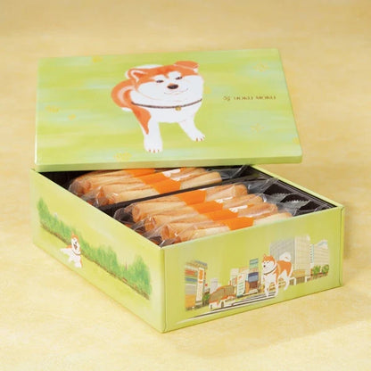 YOKUMOKU 忠犬八公 Petit 迷你 Cigare 雪茄蛋捲 16本入