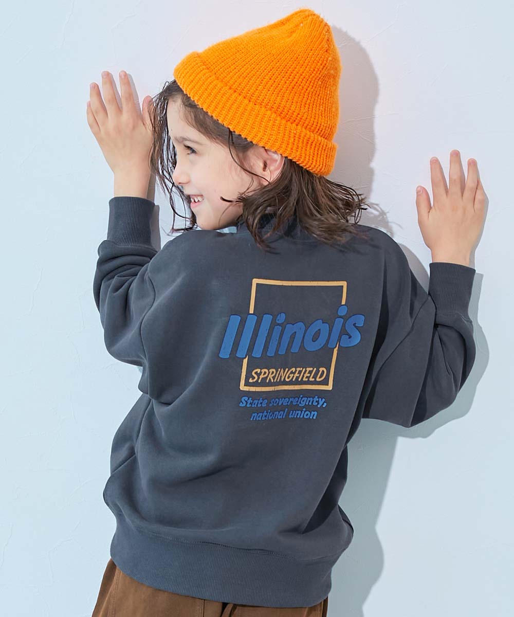 日本代購｜devirockstore 【楽天市場】【LIMITED SALE 最大12%OFF】デビラボ BIGシルエット プリント トレーナー 子供服 キッズ ベビー服 男の子 女の子 オーバーサイズ トレーナー トップス：devirock 楽天市場店【013-風景-ペールグレー / 110】｜樂天