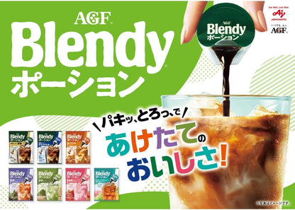 日本代購｜AGF 咖啡 - Blendy Potion 焦糖牛奶浓缩咖啡 24个｜Amazon JP