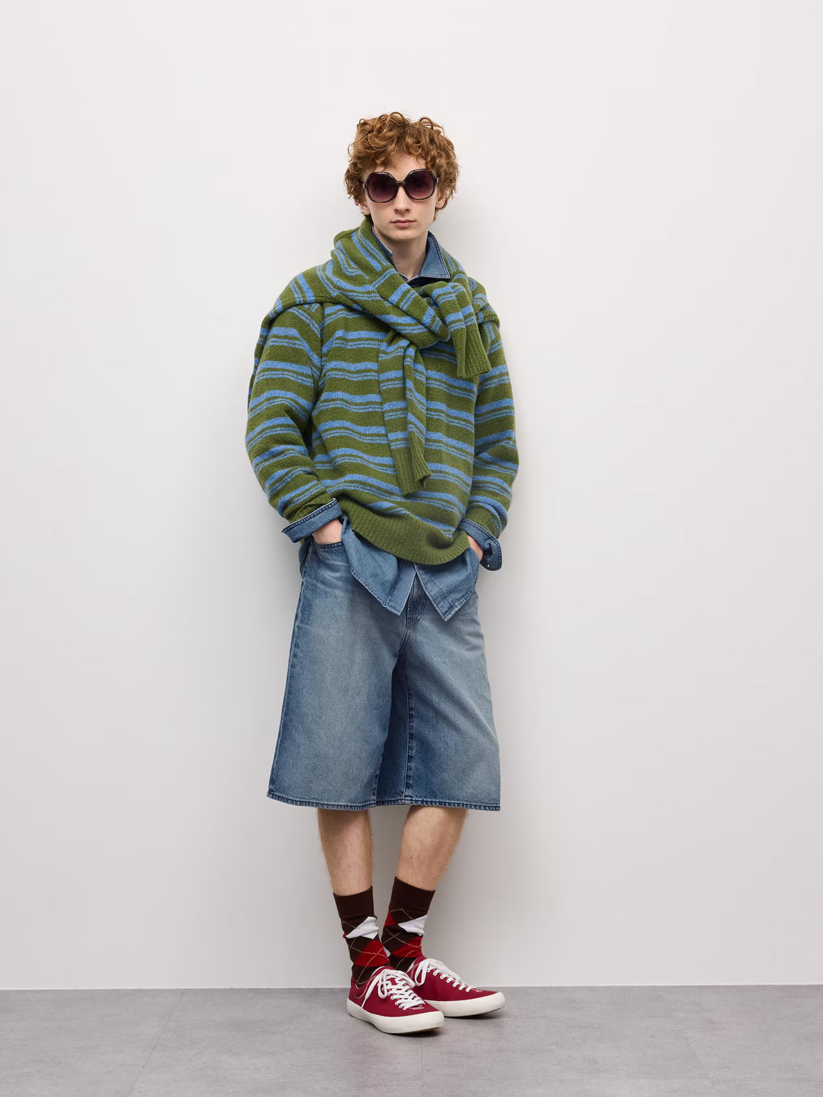 日本代購｜GU ジョーツ【BLUE / XS】｜GU
