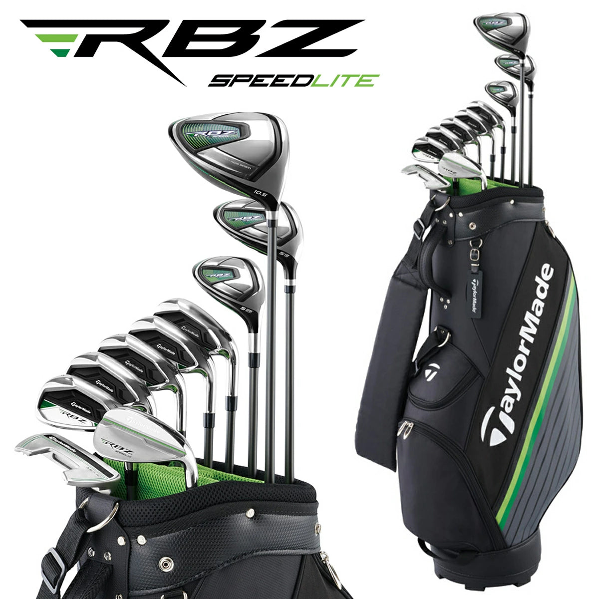 日本代購｜TaylorMade 高爾夫球具 - RBZ SPEEDLITE 高爾夫球具10本套裝｜樂天