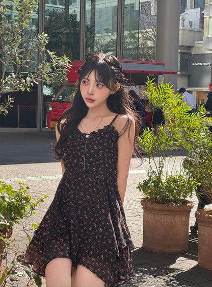 日本代購｜GRL 迷你洋裝 - 花柄迷你洋裝イレヘムキャミソール｜GRL