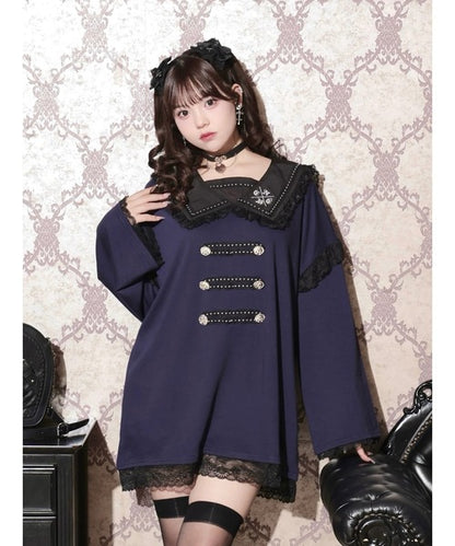 日本代購｜NOEMIE T恤 - tシャツ ナポレオンセーラーチュニック｜ZOZOTOWN