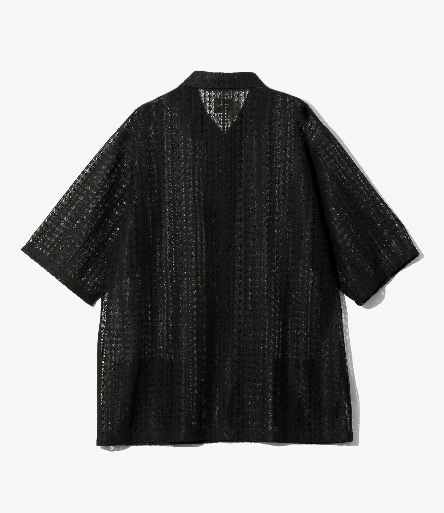 日本代購｜NEPENTHES 襯衫 - S/S 寬領襯衫 - Raschel 蕾絲｜NEPENTHES ONLINE STORE