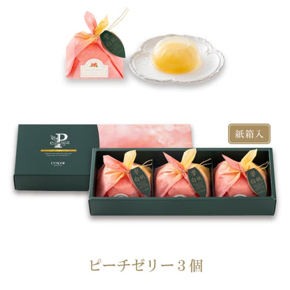 神戶風月堂水蜜桃果凍3入