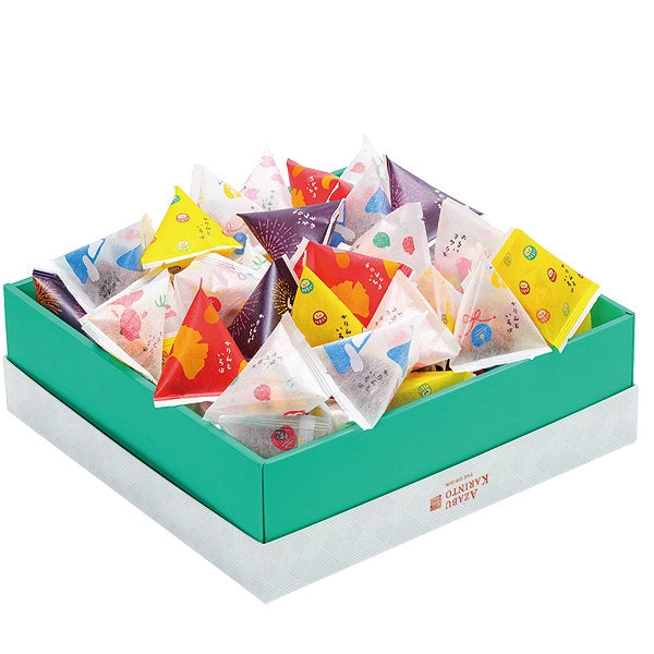 【日本代購】麻布かりんと いろは 8種花林糖禮盒 72袋入 AZ803｜東京麻布十番老舖 最大規格豪華禮盒