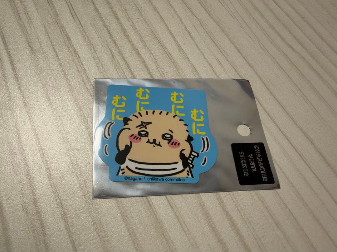日本代購｜未知 拉可 貼紙 - ちいかわ 拉可 むにむに 貼紙｜Mercari