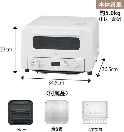 日本代購｜象印 烤箱 - 食パン4枚烤 白色｜Amazon JP