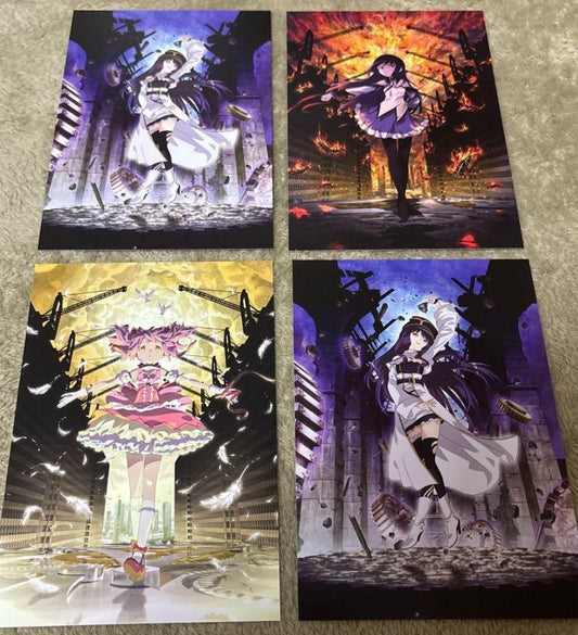 日本代購｜魔法少女小圓 明信片 - ワルプルギス的廻天 入場特典 明信片2套｜Mercari