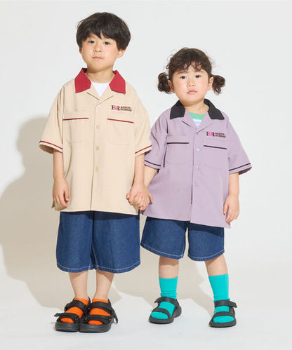 日本代購｜and D. petit main 襯衫 - 刺繡logo襯衫｜and D. petit main