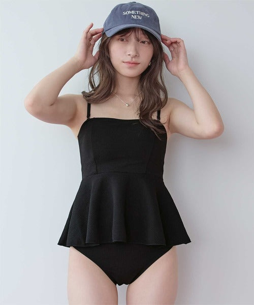 日本代購｜SEA DRESS 比基尼 - 水着 ペプラムフレア比基尼｜ZOZOTOWN