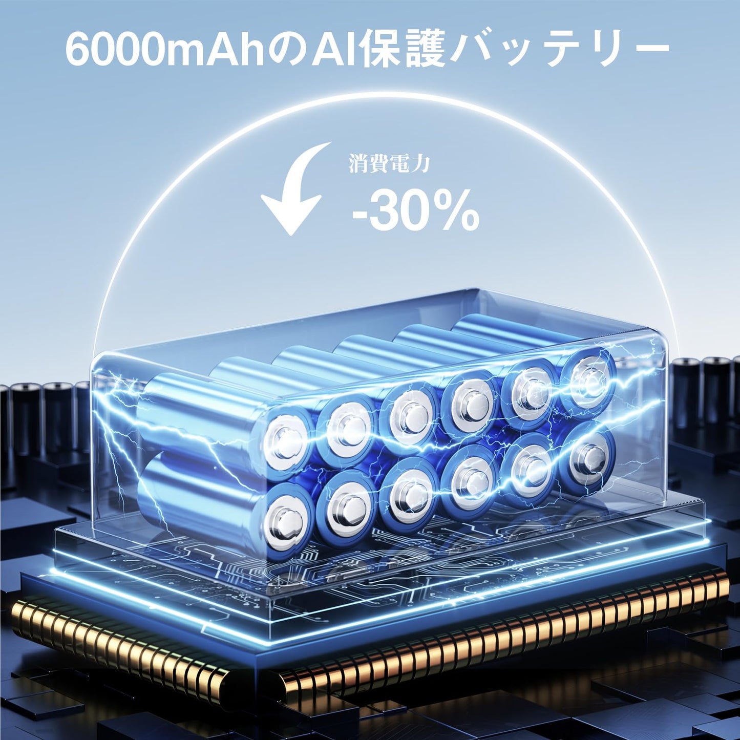 超強力 電動空氣清潔器 無段階風量調整 150000RPM 65m/s 6000mAh USB-C充電 3種噴嘴 小型輕便 270g