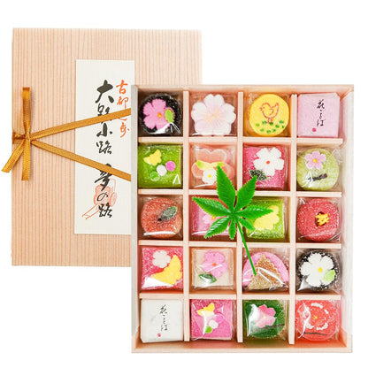 富久屋 花園系列 京菓子禮盒 - 季節限定 手工製作的精緻和菓子 (20個入)