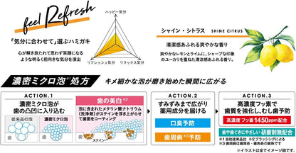 EBiSU 亮白護齦牙膏 清新柑橘香 90g 高氟牙膏 口氣清新 亮白護理