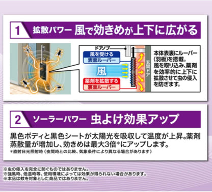 Fumakilla 玄關專用長效防蟲掛片 1年型 1入 吊掛式防蟲用品