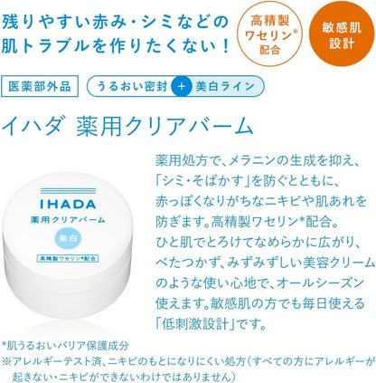 IHADA 藥用清透修護霜（敏感肌設計） 敏感肌專用 低刺激 乾燥肌修復 18g