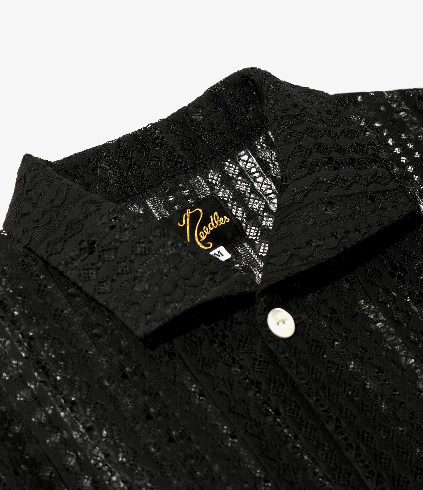 日本代購｜NEPENTHES 襯衫 - S/S 寬領襯衫 - Raschel 蕾絲｜NEPENTHES ONLINE STORE