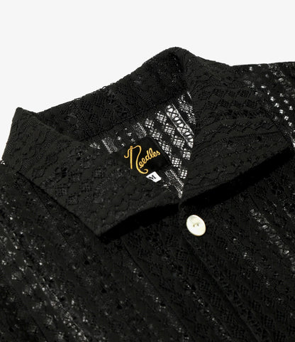 日本代購｜NEPENTHES 襯衫 - S/S 寬領襯衫 - Raschel 蕾絲｜NEPENTHES ONLINE STORE