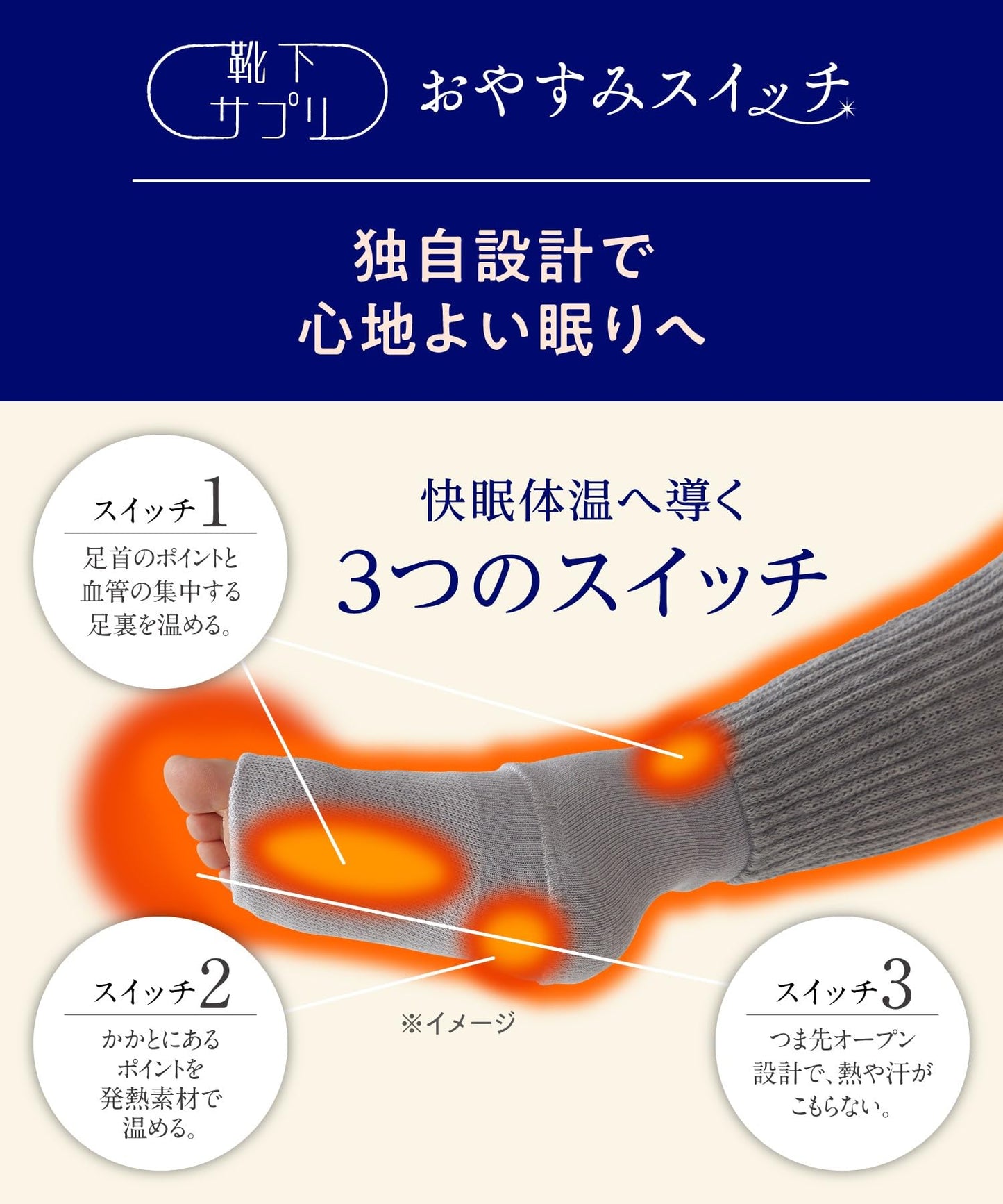 冬季必備！Okamoto「暖爐保暖襪」睡覺專用加熱襪 | 讓你的雙腳在寒冷夜晚保持溫暖