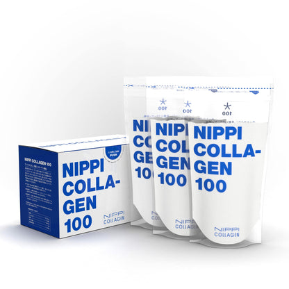 Low-molecular collagen powder｜Nippon 100 (110g × 3 bags)｜Tasteless and odorless, easy to dissolve, improves skin elasticity and health