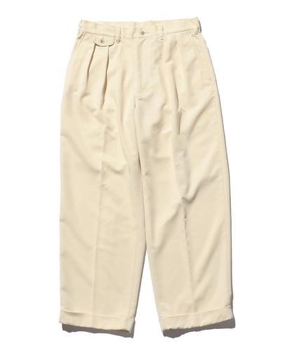 日本代購｜BEAMS PLUS 褲子 - 2褶褲 PE Twill【綠色 / S】｜BEAMS