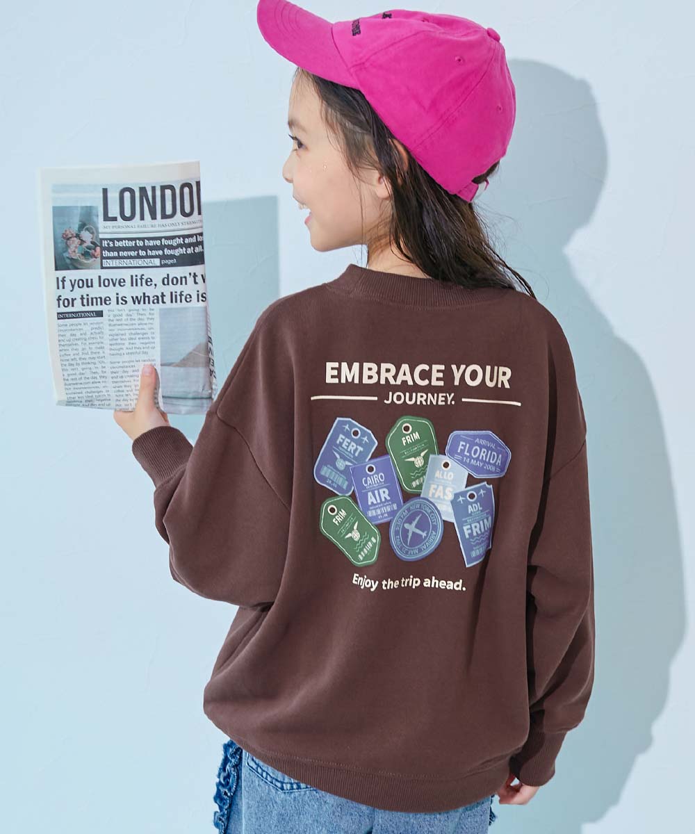 日本代購｜devirockstore 【楽天市場】【LIMITED SALE 最大12%OFF】デビラボ BIGシルエット プリント トレーナー 子供服 キッズ ベビー服 男の子 女の子 オーバーサイズ トレーナー トップス：devirock 楽天市場店【013-風景-ペールグレー / 110】｜樂天
