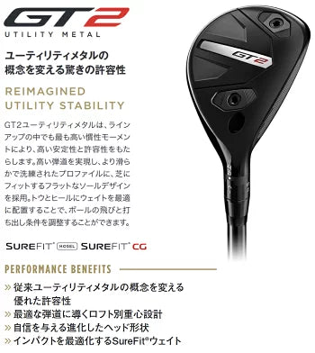 日本代購｜未知 高爾夫球桿 - GT2 NSPRO MODUS3 HYBRID GOST哈イブリット桿 2025款 4U 21度｜樂天