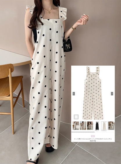 日本代購｜GRL ドット柄フリルショルダーバッグクロスオールインワン[fo2119]【アイボリー / F】｜GRL