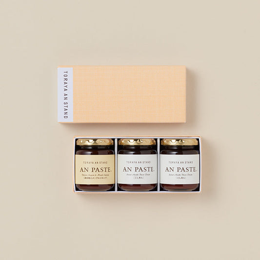 虎屋羊羹｜心形貼紙附贈紅豆醬 3入（細紅豆醬・黑糖與楓糖漿）