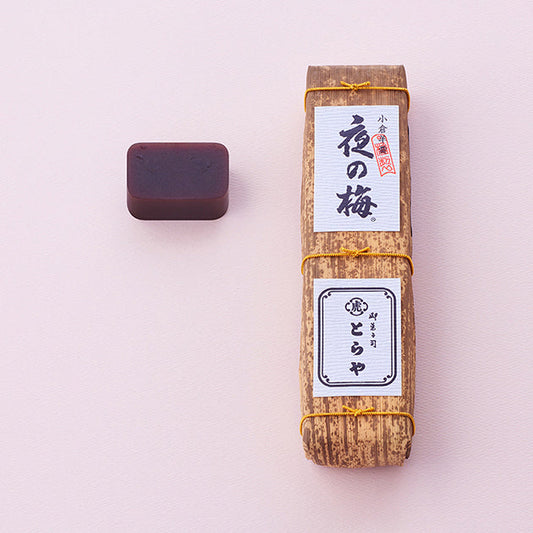 虎屋竹皮包裝羊羹 夜之梅