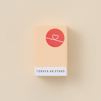 虎屋羊羹｜心形貼紙附贈紅豆醬三入組合