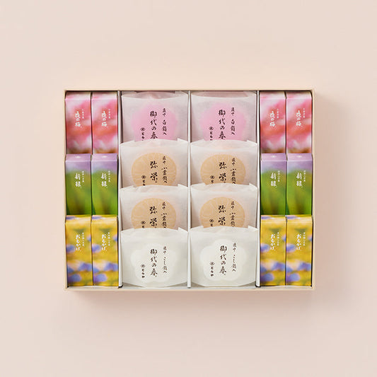 虎屋羊羹｜羊羹・最中禮盒 6號（春小型）