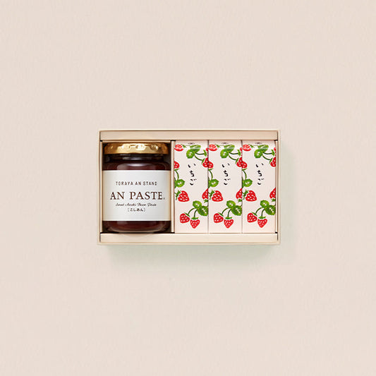 虎屋羊羹｜羊羹・あんペースト禮盒 1號（草莓）