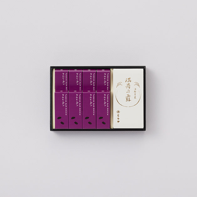 虎屋羊羹｜小型羊羹 7本入 蘭姆葡萄