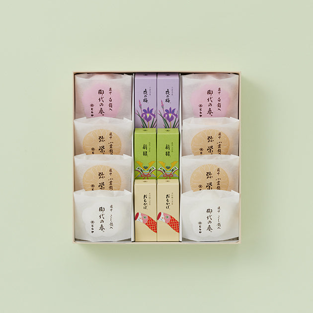 虎屋羊羹｜羊羹・最中禮盒 3號（五月之登）