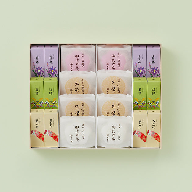 虎屋羊羹｜羊羹・最中禮盒 6號（五月之登）