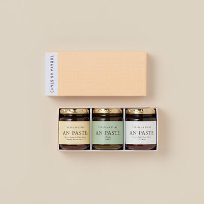 虎屋羊羹｜紅豆醬三入禮盒（細紅豆、抹茶、黑糖與楓糖漿）