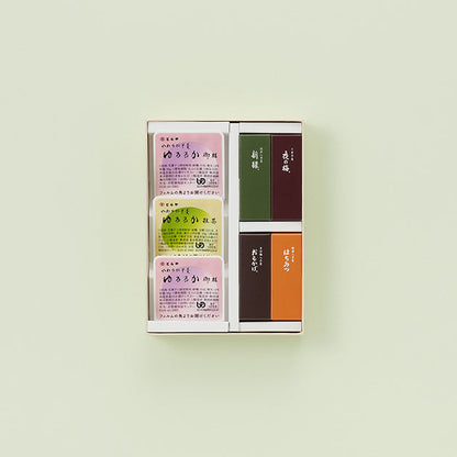 虎屋【敬老之日附貼紙】羊羹・Yuruka綜合禮盒 1號