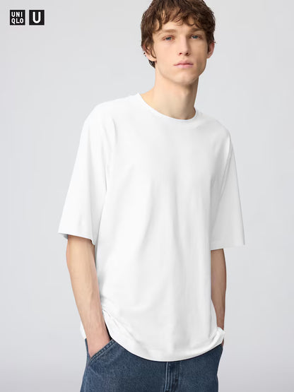 日本代購｜UNIQLO ドライEXクルーネックTシャツ【00 WHITE / M】｜UNIQLO