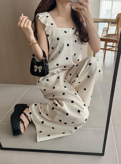 日本代購｜GRL ドット柄フリルショルダーバッグクロスオールインワン[fo2119]【アイボリー / F】｜GRL