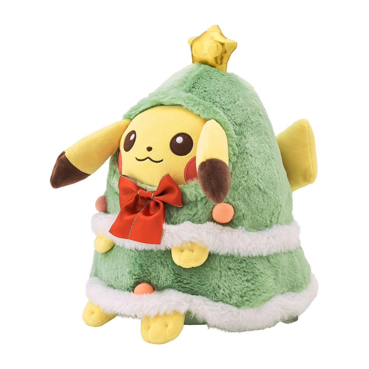 日本代購｜Pokémon Center もちふわぬいぐるみ クリスマスじゅんびチュウ！ ツリーごっこピカチュウぬいぐるみ・マスコット｜Pokémon Center