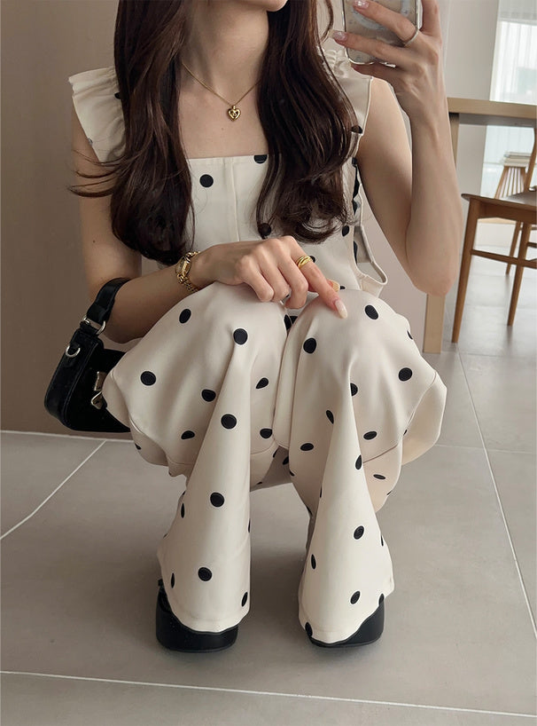 日本代購｜GRL ドット柄フリルショルダーバッグクロスオールインワン[fo2119]【アイボリー / F】｜GRL